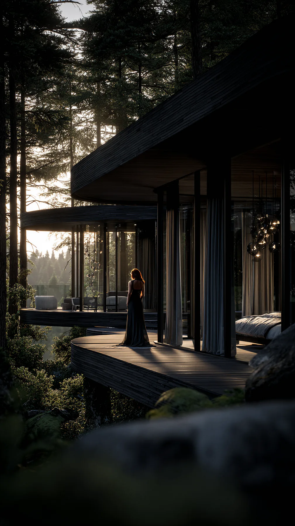Forest cabins concept